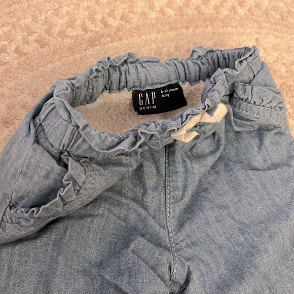 GAP fleece-lined chambray pants - Picture 2 of 3
